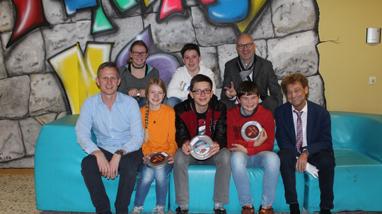 Schüler, die den Schulweg schützen