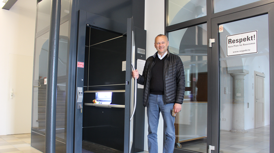 „Alle sind froh über den Aufzug“