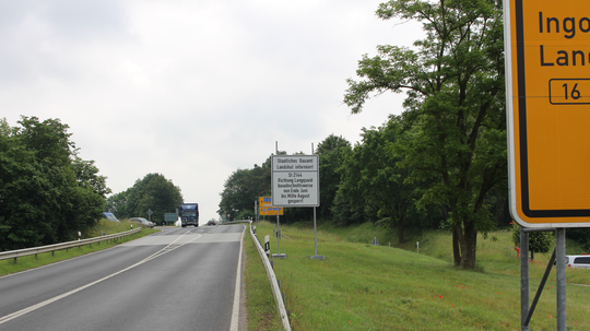 Staatliches Bauamt optimiert B 16-Anschlussstelle Abensberg-Gaden