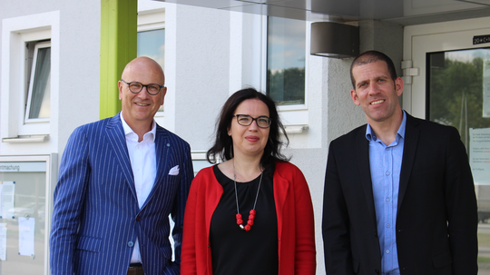 Hoher Besuch in Abensberg