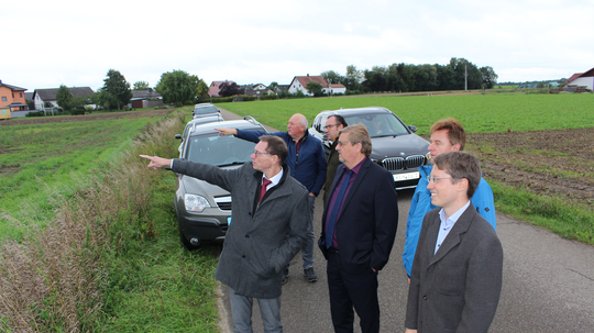 Flutmulde soll vor Überschwemmungen schützen
