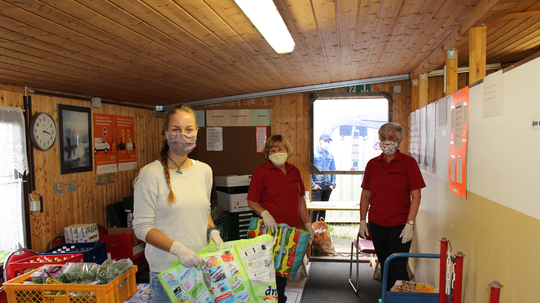 Weihnachtstasche für Tafelkunden