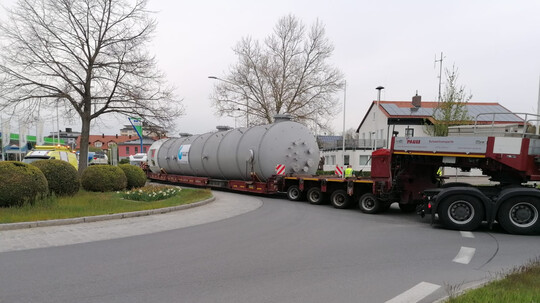 Riesenauftrag, riesiger Transport