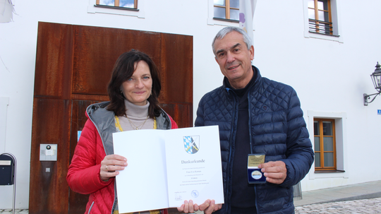 Stadt Abensberg dankt Eva Kornas