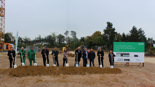 Spatenstich für neuen BayWa-Standort