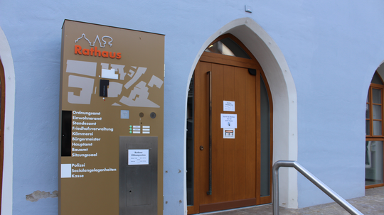 Erreichbarkeit der Stadtverwaltung