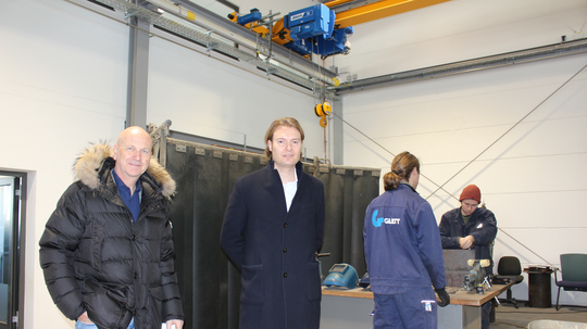 Eine Halle für die Ausbildung