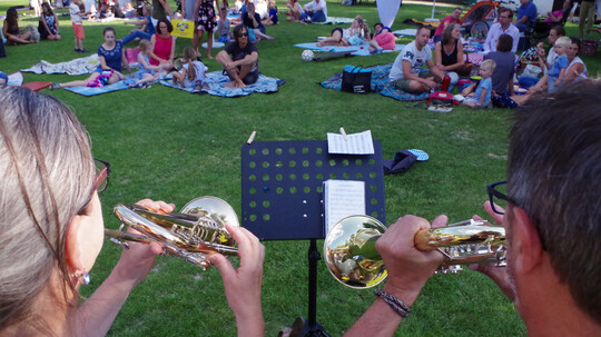 Wieder Musikpicknick im Schlossgarten