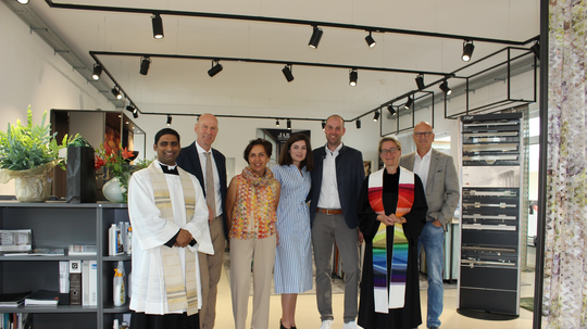 Stadt gratuliert Raum & Idee Huber