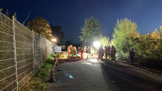 Feuerwehrübung: Chlorgasaustritt im Freibad