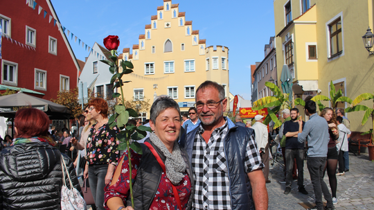 Am Sonntag Herbstmarkt in Abensberg