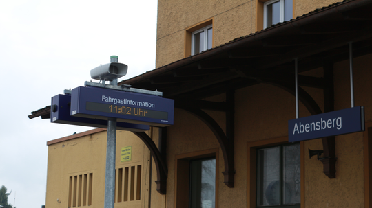 Informationen zum barrierefreien Ausbau des Bahnhofs Abensberg