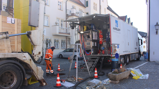 Rohrsanierung im Bereich Stadtplatz