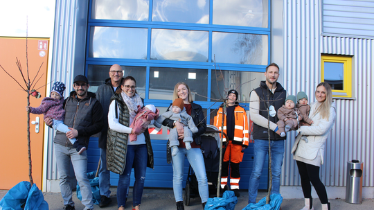 166 Babys und ganz viele neue Bäumchen