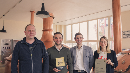 Top Job-Siegel für Kuchlbauer