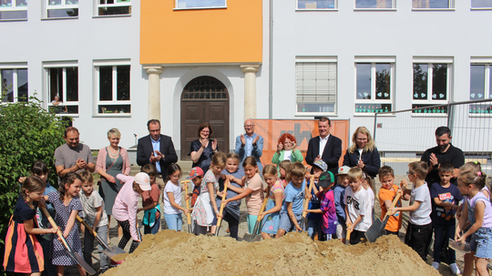 Containeranlage wird errichtet