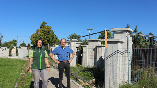 Dritte Urnenstelen-Anlage