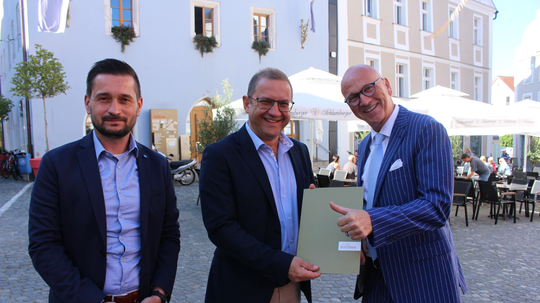 Stadt Abensberg dankt Peter Schmid