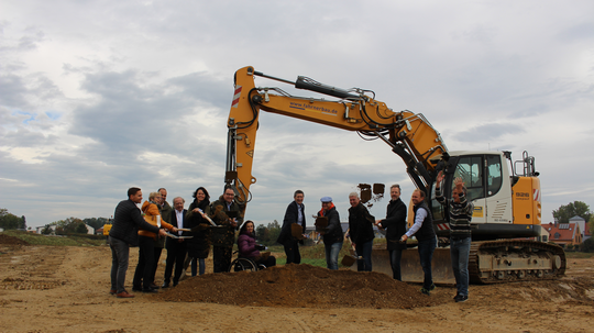 Symbolischer Spatenstich für „Green Gaden“