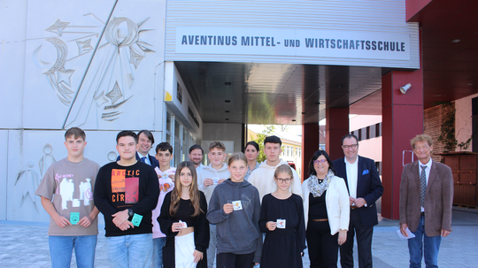 Schwimmerfolg für Aventinus Mittelschule