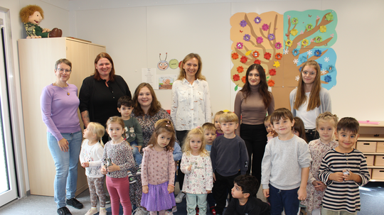 Zebra-Kinder fühlen sich wohl