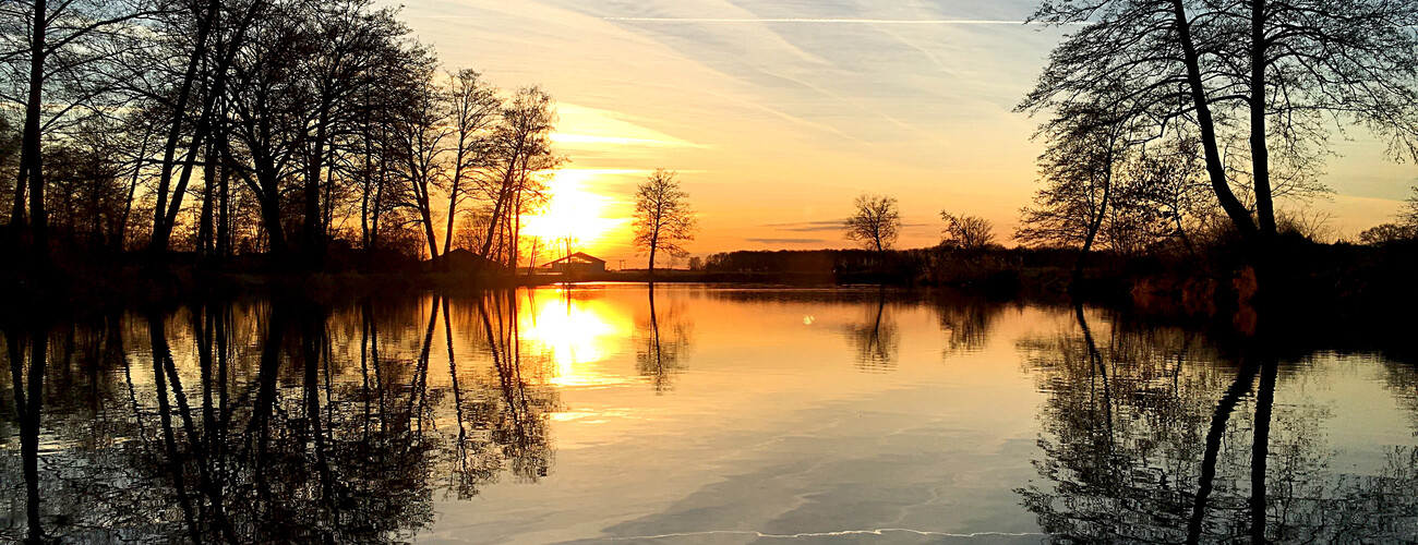 Sonnenuntergang am Gillaweiher