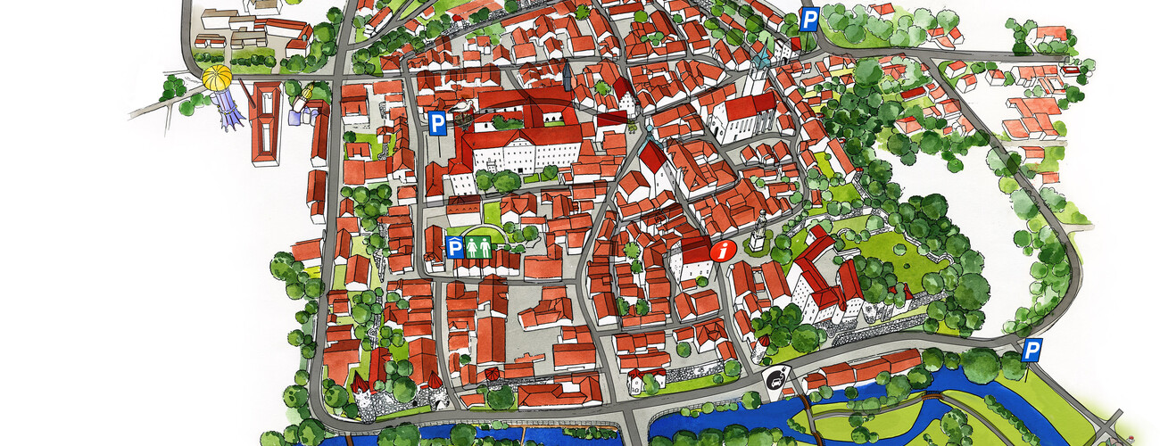 Altstadtplan Abensberg