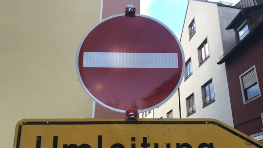 Bahnübergang gesperrt | © Stadt Abensberg